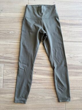 lululemon athletica Wunder Train Contour Fit High-Rise Tight 25” - Army Green